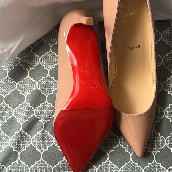 Louboutin Pigalle 85 in Nude - Picture 2 of 7